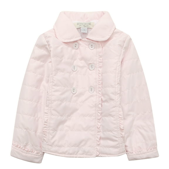 Richie House Girls' Double-breasted Padding Jacket RH1347