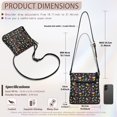 thumbnail image 7 of HELLHERO Space Dinosaur Rocket Pattern Satchel Bag, Waterproof Crossbody Purse Multiple Zipper Pockets Lightweight Women's Shoulder Bag for Shopping Travel, 7 of 7