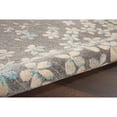 thumbnail image 5 of Serene Contemporary Floral Grey/Beige 5'3" x 7'3" Area Rug, (5' x 7'), 5 of 6