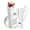 White, variant on INIA Red Light Therapy for Face and Neck 3-in-1 LED Beauty Device to Reduce Puffiness, Firm Skin and Improve Skincare Absorption