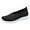 Black, variant on Mostsola Walking Shoes Women Comfortable Slip on Sneakers Knit Mesh Loafers Lightweight Flats