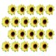 thumbnail image 4 of 20 piezas de flores de seda artificiales cabezas de girasol simulación de hogar flores decorativas, 4 of 6