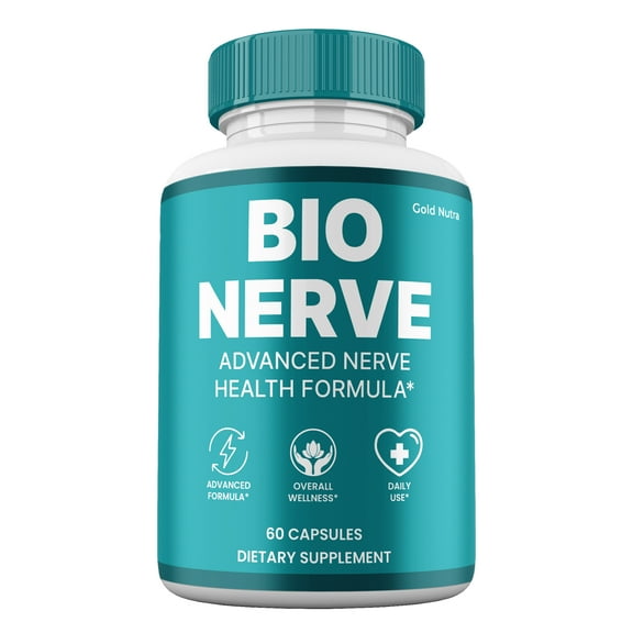 (1 Pack) BioNerve Capsules, Bio Nerve Supplement for Nerve Health, Advanced Maximum Strength Pills Cognitive and Brain 