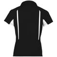 thumbnail image 2 of Holloway Sportswear 2XL Womens Avenger Polo Black/White 222730, 2 of 4