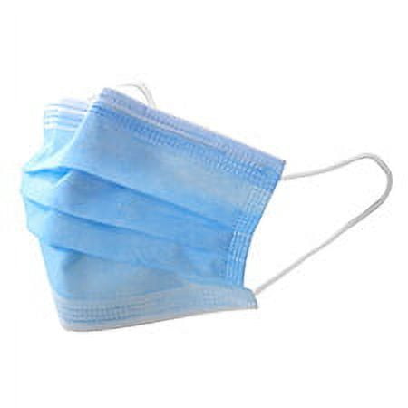 K-Cliffs Face Mask 500pcs Disposable Masks with Elastic Ear Loops | 3-Ply Breathable Non-Woven 3 Layer Protection