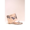 thumbnail image 2 of Cecelia New York AIDEN Slide Sandal Butterfly Blush Open Toe High Heel Mules (Butterfly, 7), 2 of 6