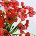 thumbnail image 6 of Artificial Violet Flowers Outdoor, UV Resistant Plants Faux Plastic flowers Greenery Shrubs Indoor Outside No Fade Fake Flower for Kitchen Home Wedding Office Garden Decor 6PCS Pink, 6 of 15