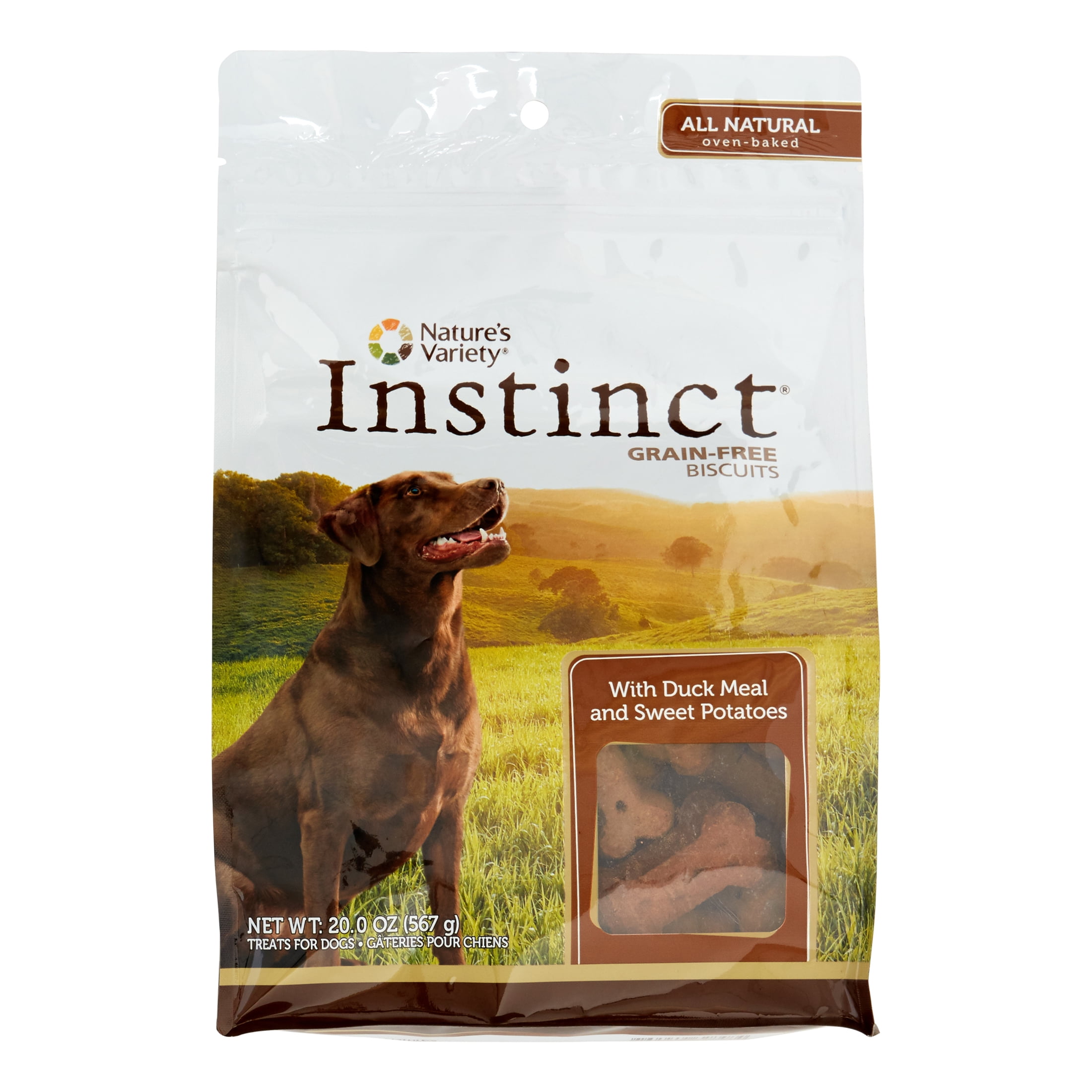 Nature's Variety Instinct Biscuts GrainFree Duck Meal & Sweet Potatoes