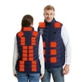 thumbnail image 5 of ToyKingdee Heated Vest Women Men Heated Rechargeable Warm Vests, 3 Heating Levels 9 Heating Zones, Plus Size Puffer Winter Coats, 5 of 8