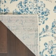 thumbnail image 4 of Nourison Bliss Vintage Farmhouse Ivory/Blue 6' x 9' Area Rug, (6' x 9'), 4 of 6