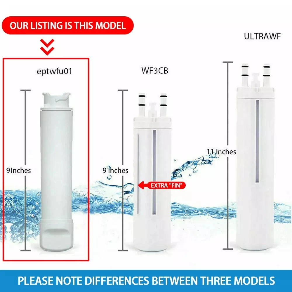 2-Pack For Frigidaire EPTWFU01 PureSource Ultra II Refrigerator Water Filter, NSF Certified