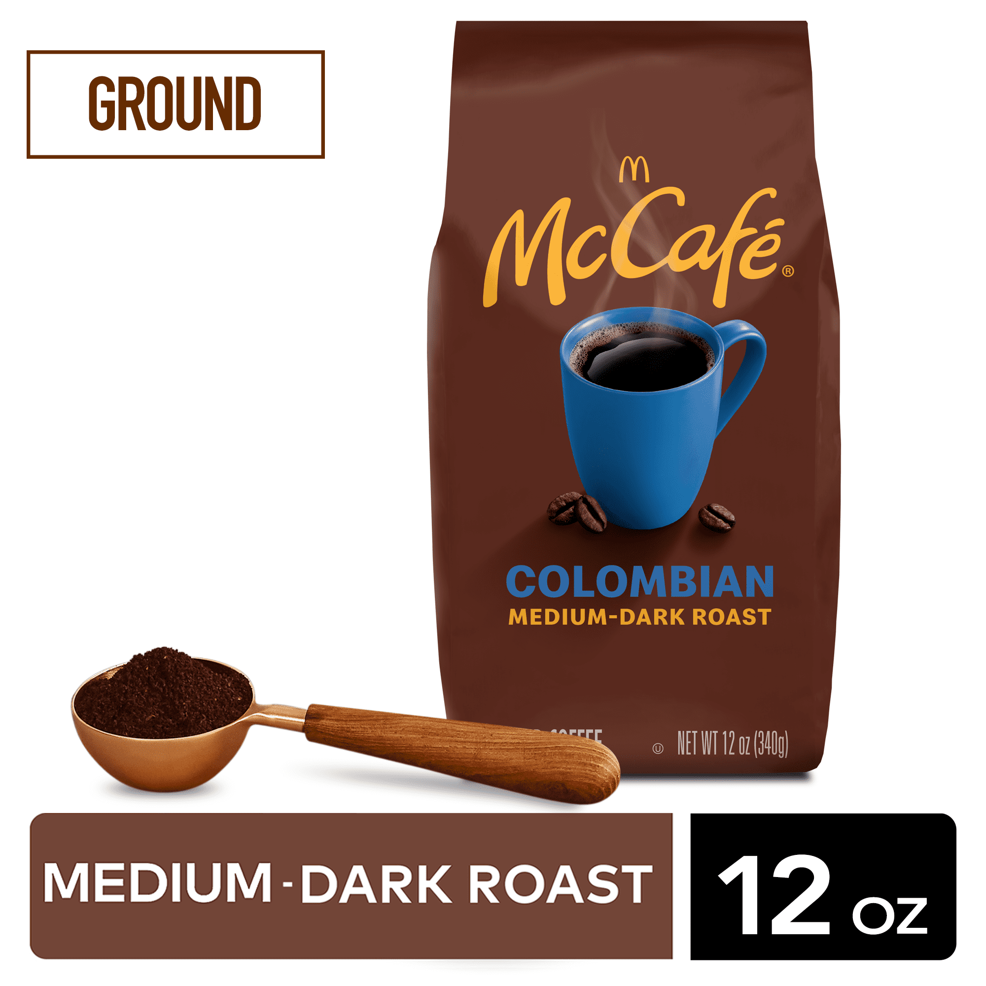McCafe Colombian Ground Coffee, Medium Roast, 12 oz. Bagged Walmart