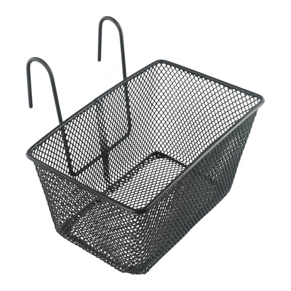 1pc E-bike Metal Mesh Bike Basket Front Handlebar Shopping Storage Kids 25x17x15CM E-Scooter Bicycle Front Handlebar Basket