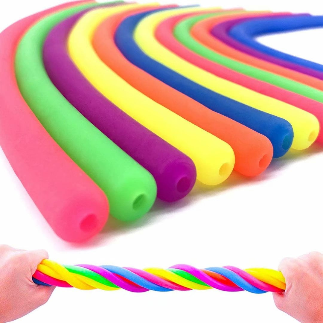 Stretchy Fidget String Noodle Kid Toy Relax Anxiety Pressure ADHD Sensory Aid 