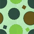 thumbnail image 1 of Ahgly Company Machine Washable Indoor Square Transitional Light Green Area Rugs, 6' Square, 1 of 7