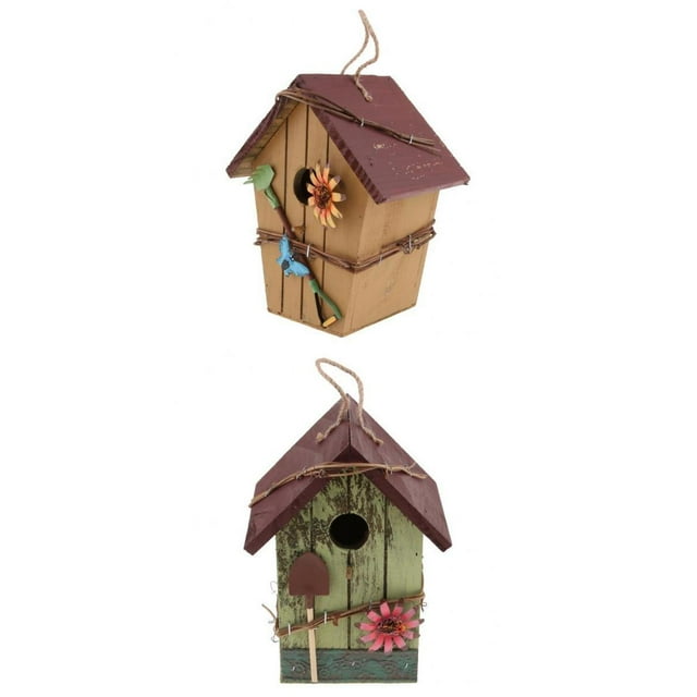 Cabañas de Que Cuelgan shamjiam Nido para Pájaros Decoración de Jardín