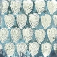 thumbnail image 3 of Vess, June Erica 15x15 Black Modern Framed Museum Art Print Titled - Flower Stone Tile IV, 3 of 5