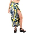 thumbnail image 2 of HAPPY BAY Women's Bikini Beach Wrap Swimwear Swim Cover up Skirt Bathing suit Summer Wraps Beachwear Sarong Coverups Swimsuits for Women One Size Slate, Tie Dye, 2 of 4