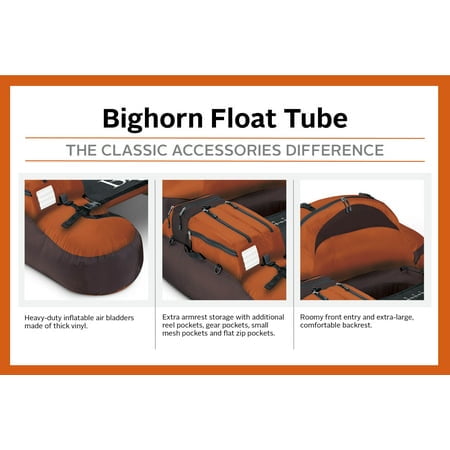 Classic Accessories 32-014-014101-00 Bighorn Float Tube, Brown