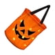 thumbnail image 2 of Yuarrent Cubo reutilizable para dulces de Halloween con bonito estampado de calabaza a largo plazo hecho de cesta de poliéster para Halloween Kits de decoración para fiestas naranja rojo 2, 2 of 6