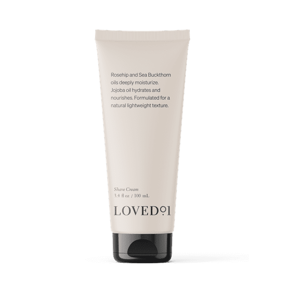 Loved01 by John Legend Shave Cream with Sea Buckthorn Oil and Rosehip Oil, for All Skin Types 3.4 fl oz