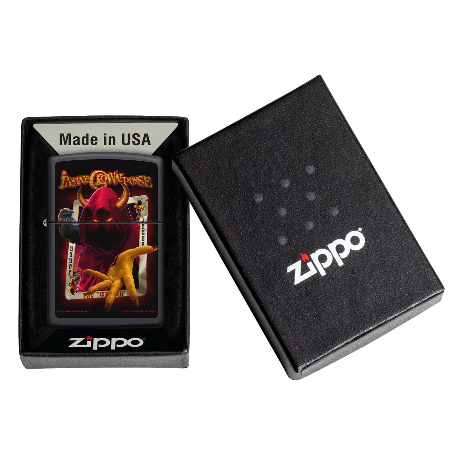 ICP The Wraith - Black Matte Zippo Lighter