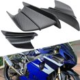 thumbnail image 4 of Winglets aerodinámicos para motocicleta, alerón de ala ABS, accesorio de modificación Universal, mate, no dañará la motocicleta original, 4 of 5