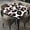 Cow -18, variant on White Black Buffalo Cow Sunflower Fitted Tablecloth Round with Elastic Edged, Tartan Checker Waterproof Wipe Clean Table Cover for Outdoor Indoor Patio Kitchen - Fits Tables 36" to 42" Diameter