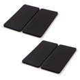 thumbnail image 1 of Almohadillas de Muebles Antideslizantes Autoadhesivas para Patas de Sillas de Oficina Negras 3.3 x 1.5 Pulgadas 4pcs, 1 of 2