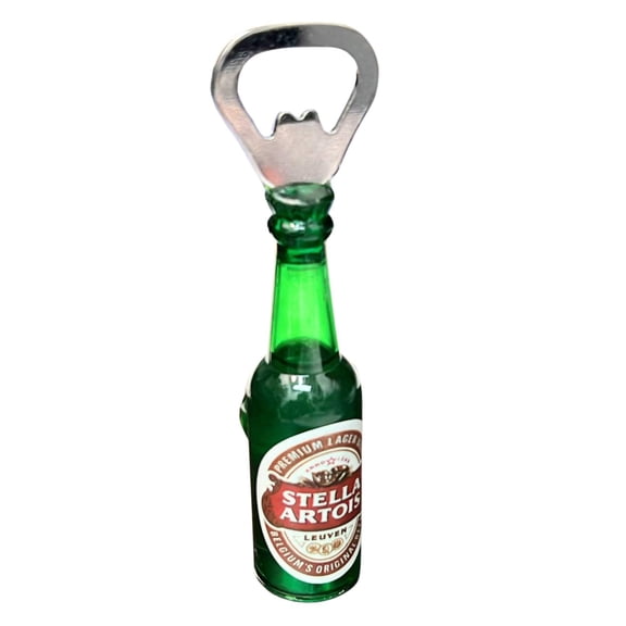 Magnetic Beer Bottle Opener Figure – Stella Artois Beer Bottle Design: 1CT