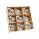 thumbnail image 2 of Juego de 9 bolas navideñas irregulares | Adornos transparentes de PET | Colgantes para árbol de Navidad para decoración de interiores y exteriores, 2 of 5