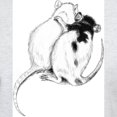 thumbnail image 3 of CafePress - Rat Hug T Shirt - Men's Classic Graphic T-Shirt, 3 of 4