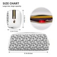 thumbnail image 3 of Uemuo Snake Printed Leather Pencil Case, Pencil Pouch, Portable Pencil Bag, Pen Case for& Office, 3 of 7