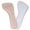 Pink, variant on Women Anti-Slip Sweat Absorbent Shoe Insoles Faux Leather 3/4 Massage Adhesive Cushion Inserts for High Heels Sandals