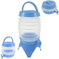 thumbnail image 3 of Large Collapsible 3.5L/123oz Plastic Drink Jug with Handle - Portable Foldable Beverage Container for Chilled Drinks, Milk Tea, Picnics, Outdoor Meals & Parties, 3 of 10