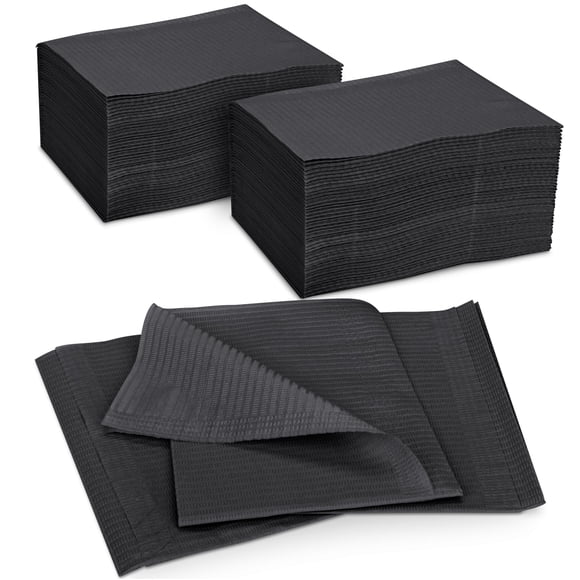 Baberos desechables Practicon, paquete de 125 unidades, impermeables