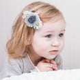 thumbnail image 4 of Juego de pinzas para el pelo Cherrboll, 3 piezas, con diseño floral, regalo para bebés y niñas, 4 of 7
