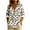 #12-Khaki, variant on Craaazy Women's V Neck Long Sleeve Tops Loose Prints Spring Button Shirts Gifts