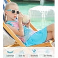 thumbnail image 5 of Lanbubble Girls Tankini Swimsuit Set Ruffle Sleeve 2-Pieces Bathing Suit Mermaid 3-4 Years, 5 of 12