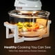 thumbnail image 2 of Big Boss 16Qt Large Air Fryer Oven – Large Halogen Oven Cooker with 50+ Air Fryers Recipe Book for Quick + Easy Meals for Entire Family, AirFryer Oven Makes Healthier Crispy Foods – Silver, 2 of 5