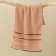 thumbnail image 1 of Toalla de algodón a rayas de 71 x 33 cm | Toalla de baño gruesa, suave y absorbente | Toalla de manos ligera de secado rápido | Multiusos para baño, gimnasio, playa, spa, camping, 1 of 6