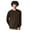 Brown, variant on Unisex Heavyweight Long Sleeve Pocket Tee 80/20 Ring-Spun Cotton/Polyester Casual T-Shirt (Black+White 2 Pack, M)