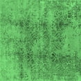 thumbnail image 1 of Ahgly Company Indoor Square Oriental Emerald Green Industrial Area Rugs, 3' Square, 1 of 4