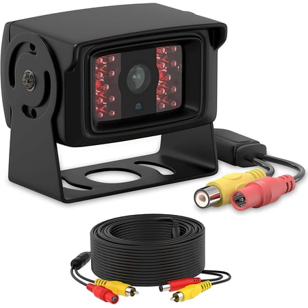 RCA Backup Camera for Trucks with 33-ft Cable and RCA Coupler - CCD ...