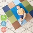thumbnail image 5 of ECR4Kids SoftZone Square Dance Folding Activity Play Mat, 48in Square, Baby Essentials, Earthtone, 5 of 9