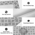 thumbnail image 6 of Dark Grey Morocco Outdoor Rug for Patio/Deck/Porch, Non-Slip Large Area Rug 6 x 9 Ft, Modern Abstract Classic Geometric Indoor Outdoor Rugs Washable Area Rugs, Reversible Camping Rug Carpet Runner, 6 of 8