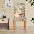 thumbnail image 4 of Yayeee 2 Pack Dining Chair Covers Stretch Parson Chairs Slipcovers Seat Protector, Deer Pattern, 4 of 6