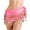 🔥 Hot Pink, variant on USSUMA Gold Coin Velvet Belly Dance Hip Scarf With Multilayer Sequin Fringe Adjustable Tie Performance Hip Wrap For Stage Tribal Fusion Rave And Festival Costumes
