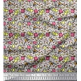 thumbnail image 1 of Soimoi Rayon Fabric Wine & Beer Beverages Print Fabric by Yard 56 Inch Wide, 1 of 3