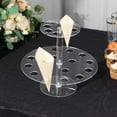 thumbnail image 5 of Efavormart 2 Tier 24-Slot Clear Acrylic Ice Cream Cone Holder, 12" Waffle Cone Holder Food Display Stand, 5 of 11